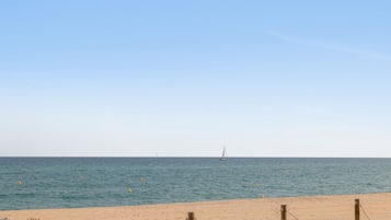 En la playa