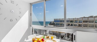 Newly Refurbished Beachfront Apartment with Sea View & Air Conditioning