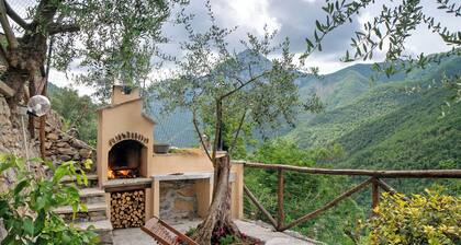 Ferienhaus Agriturismo U' Spigu - "Nonna Annetta" mit Privatterrasse, Gemeinschaftsgarten und Wi-Fi