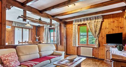 Appartement "Alloggio Chez Favre" avec vue sur les montagnes, jardin privé et Wi-Fi