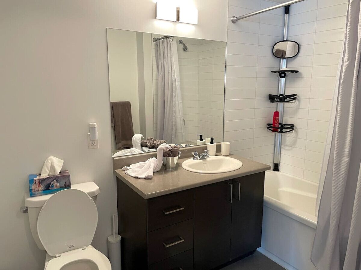 Séchoir à cheveux, serviettes fournies