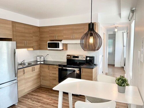 Bright apartment in Old Limoilou.