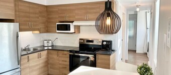 Bright apartment in Old Limoilou.