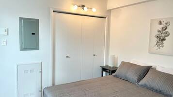 1 chambre, fer et planche Ă  repasser, Wi-Fi, draps fournis