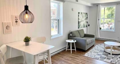 Bright apartment in Old Limoilou.