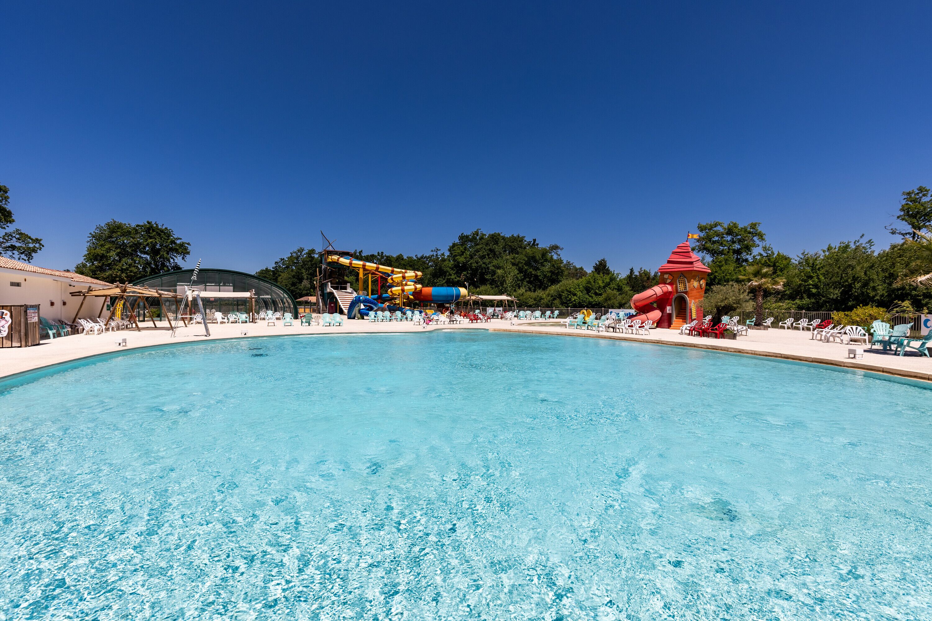 Indoor pool, a heated pool