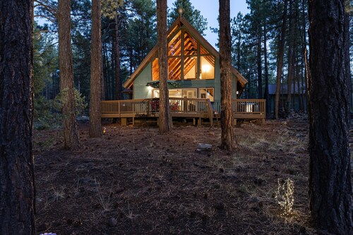 Snow Time Whimsical Forest Retreat for Family, Friends w/AC