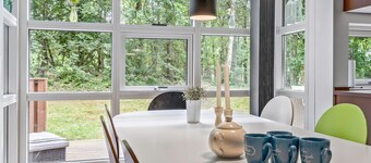Acogedora casa en Hasle con sauna