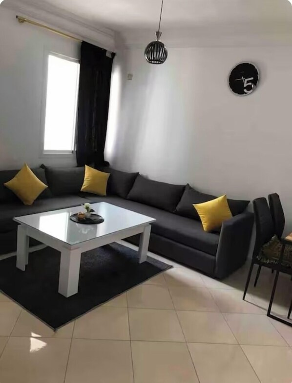 Living area - Modern apartment near Gueliz and the Medina (Marrakech)