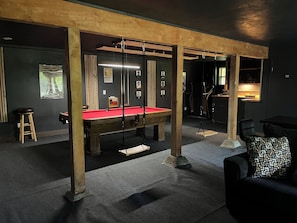 Games room - Modern Alderbrook pet-friendly retreat.   (Union)