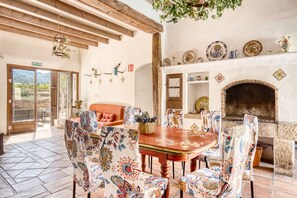 Dining - Country House 'Madara' with Mountain Views, Private Pool and Wi-Fi (Monòver)