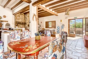 Dining - Country House 'Madara' with Mountain Views, Private Pool and Wi-Fi (Monòver)