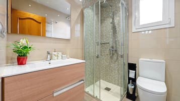 Shower, hair dryer