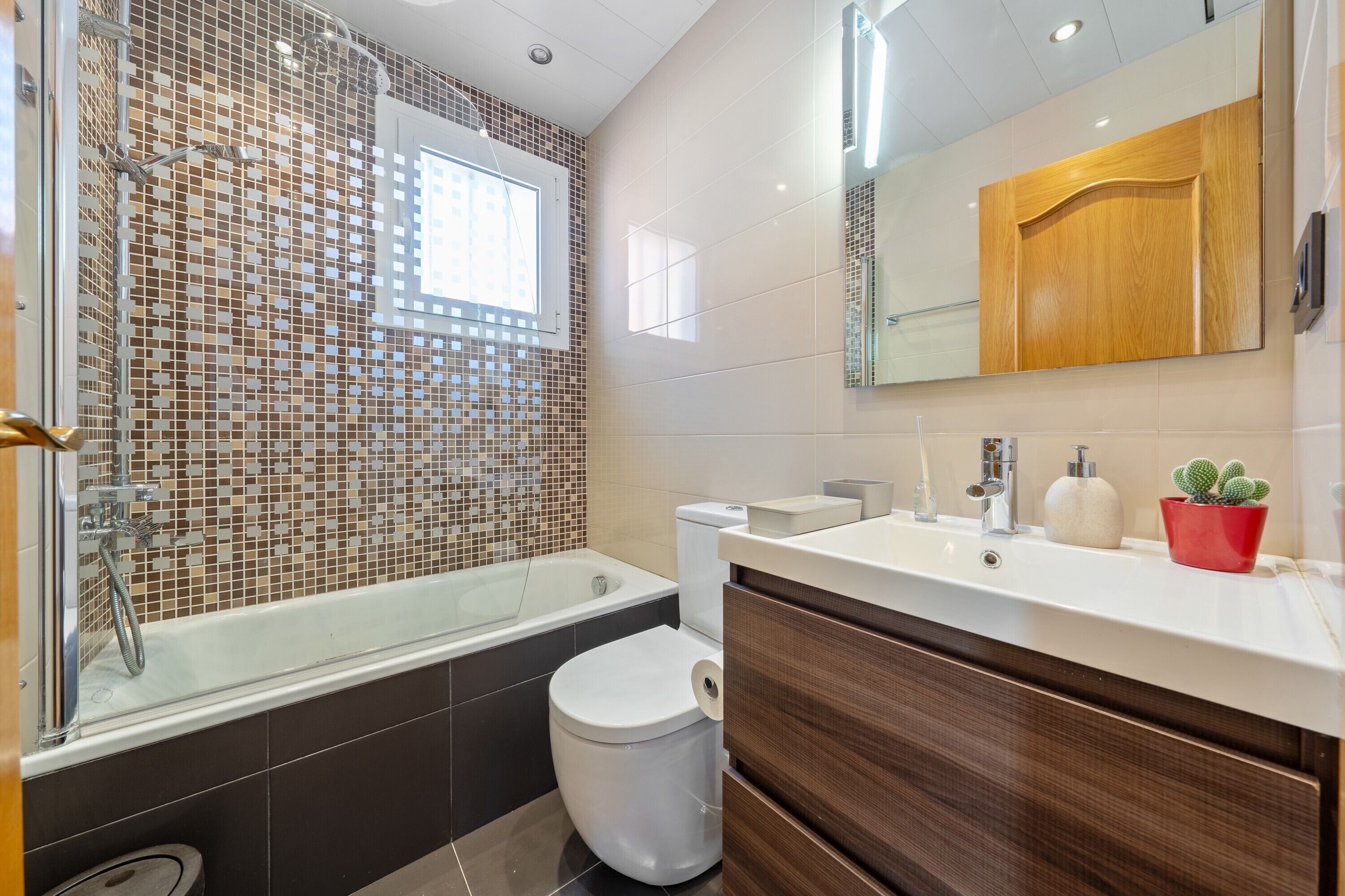 Een douche, een haardroger