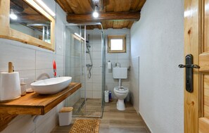 Een douche, een haardroger
