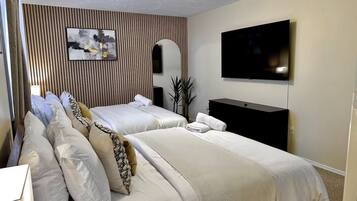 4 bedrooms, travel crib, free WiFi, bed sheets