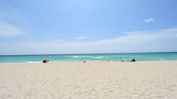 Sun loungers, beach towels