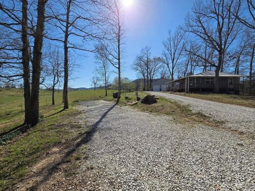 Camping spaces at The Blue Recluse.