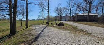 Camping spaces at The Blue Recluse.