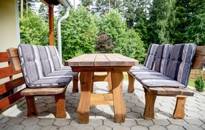 Outdoor dining - Awesome home in Wies with WiFi (Wies)