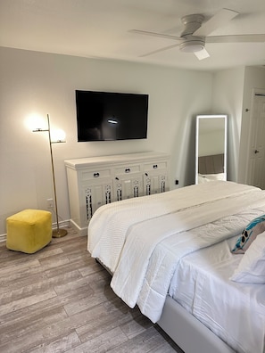 2 chambres, fer et planche Ă repasser, Wi-Fi, draps fournis