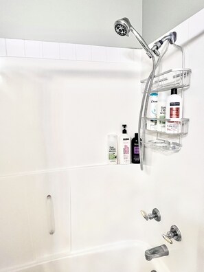 Hair dryer, towels, soap, shampoo - Bungalow | Upper Level | CT Train | Spruce Meadow (Calgary)
