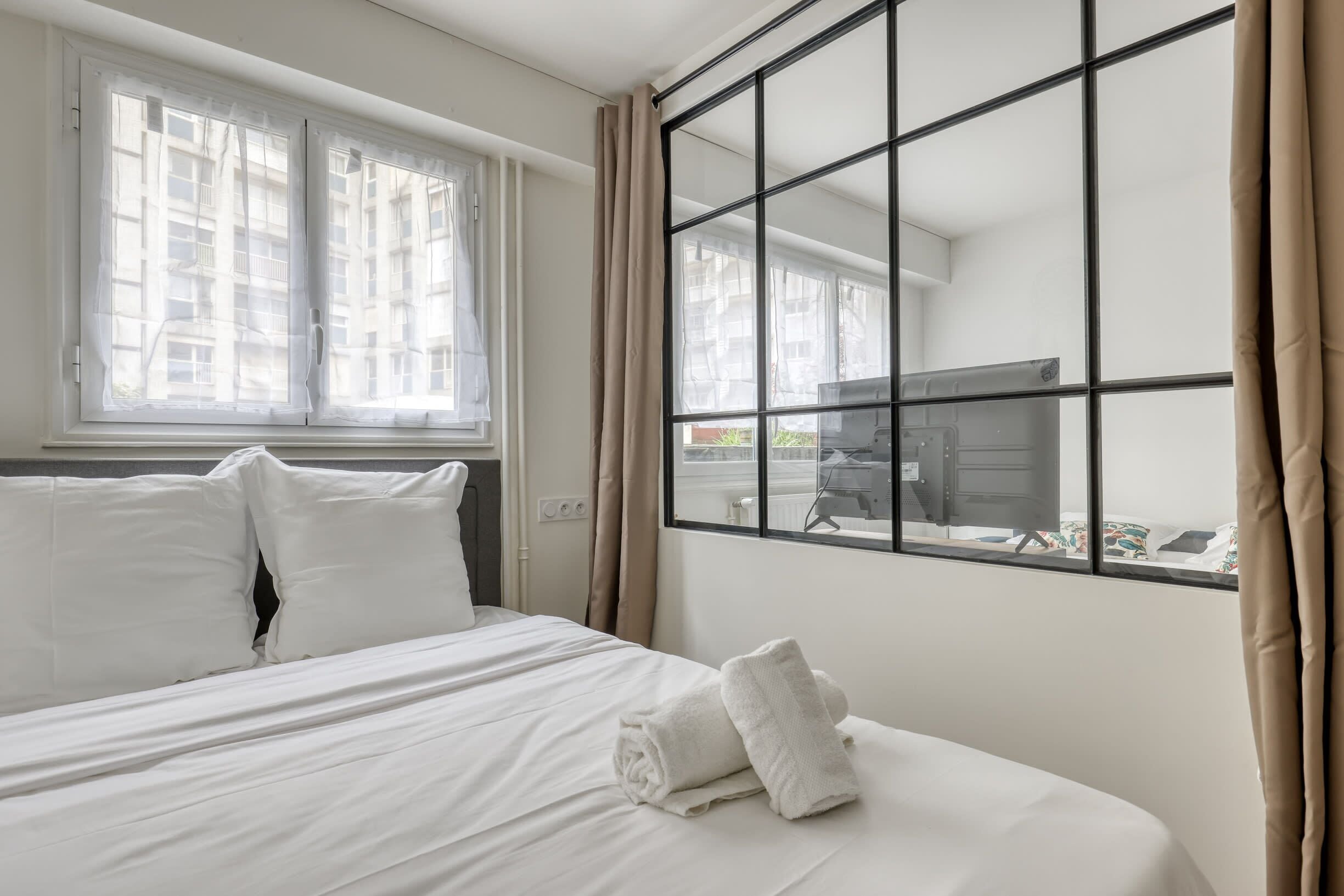 1 bedroom, iron/ironing board, travel crib, WiFi