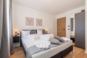 2 室のベッドルーム、ベッドシーツ