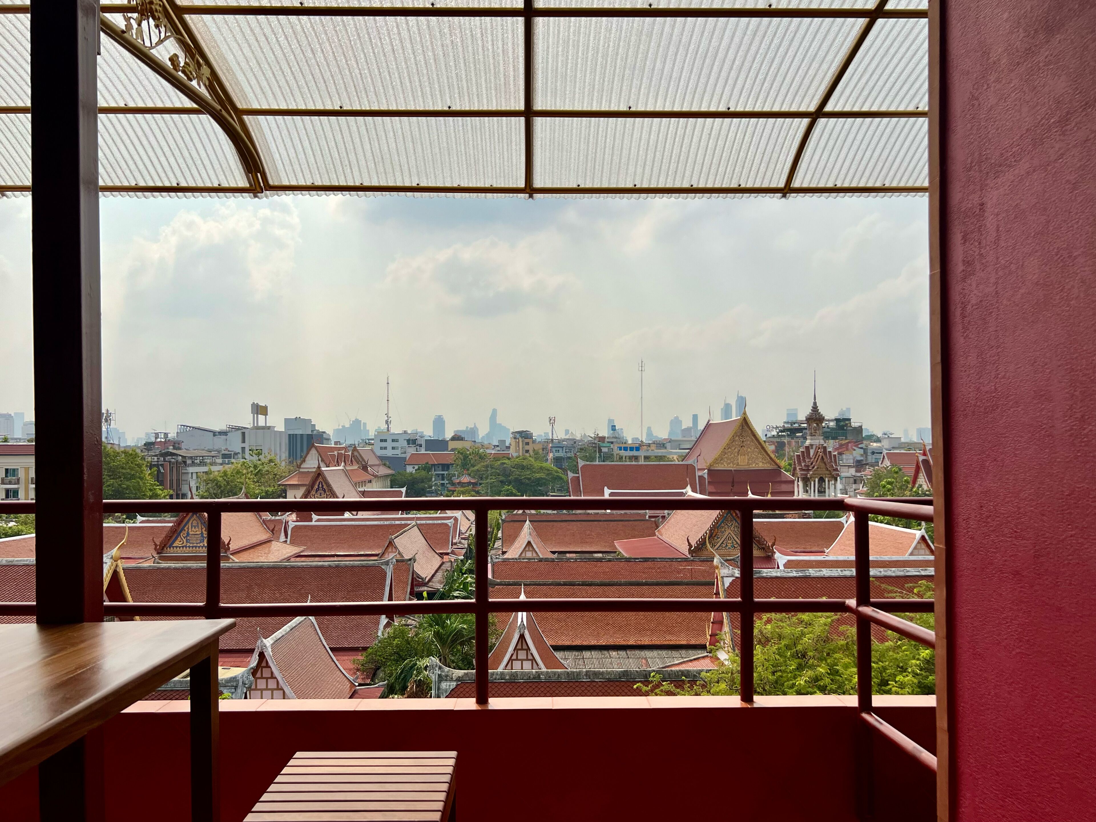 Deluxe Double or Twin Room, City View | Terrace/patio