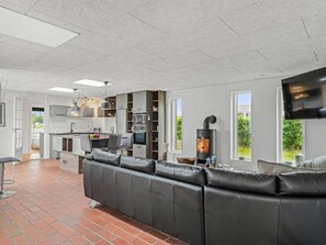 Fernseher, Kamin