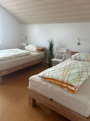 2 chambres, fer et planche à repasser, Wi-Fi, draps fournis