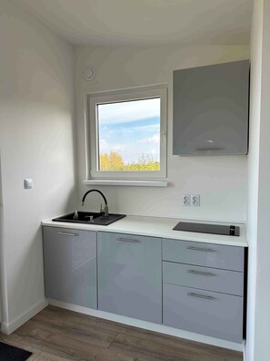 Fridge, dishwasher