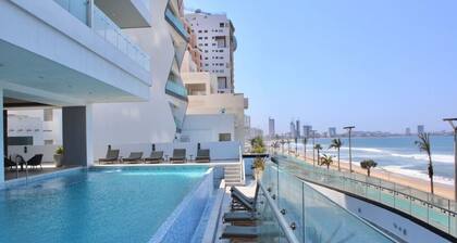 Altomare hermoso depa con vista al mar