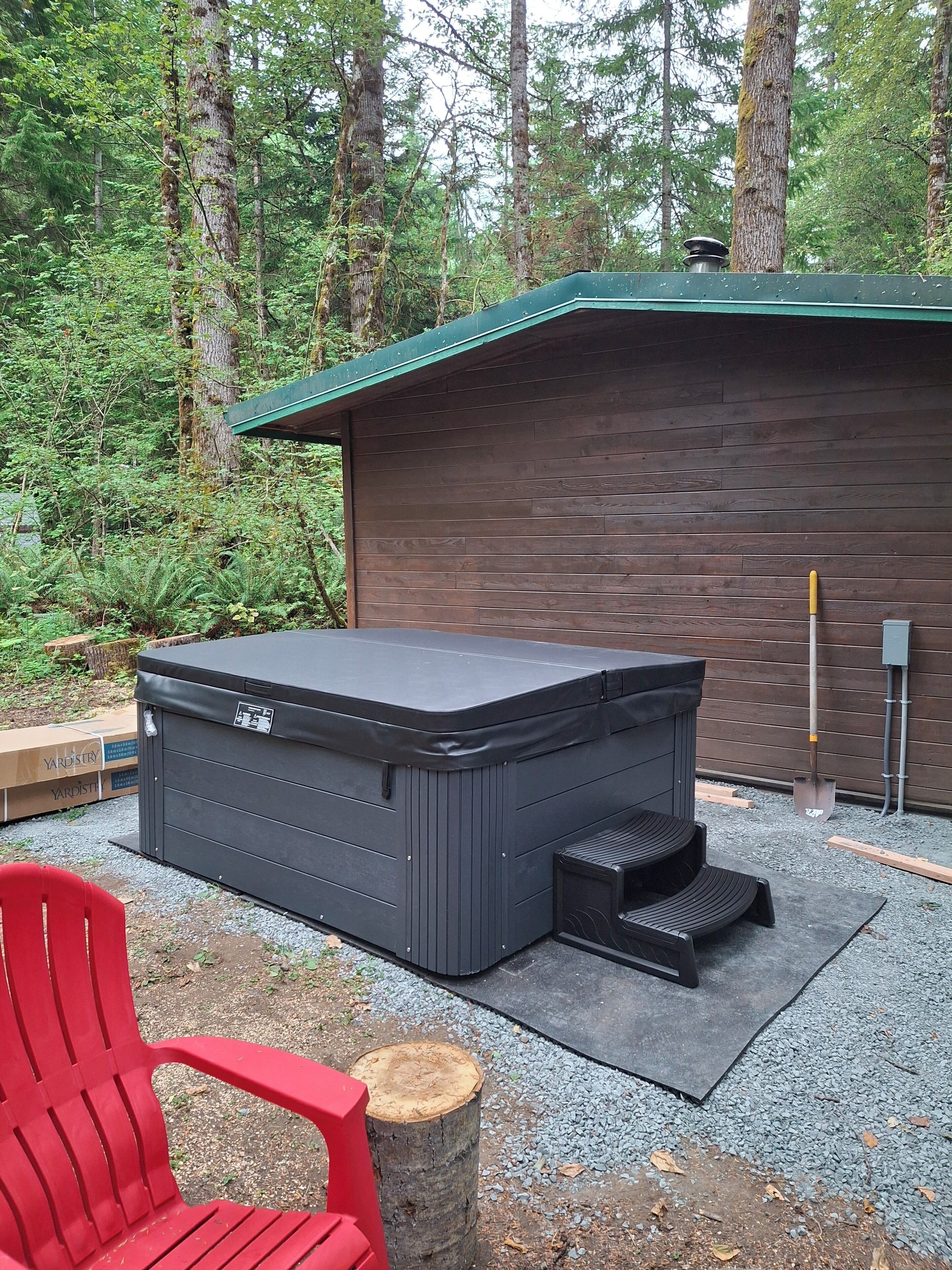 Bain à remous extérieur