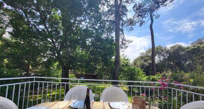 Charmante maison balnéaire pour 6, près de la plage, animaux admis