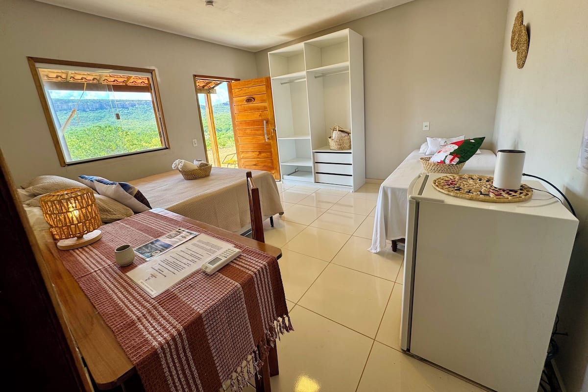 Panorama chalet, Meerdere bedden, niet-roken, uitzicht op bergen | Een minibar, een strijkplank/strijkijzer, gratis wifi
