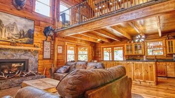 TV, fireplace, DVD player