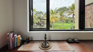 Deluxe kamer, 1 slaapkamer, uitzicht op tuin