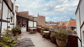 Outdoor dining - City Apartment in Copenhagen with 2 bedrooms sleeps 4 (Copenhagen)