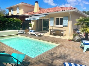 Outdoor pool - Nid Douillet en Lisière de Forêt - À 5 Minutes de L'océan (Labenne)