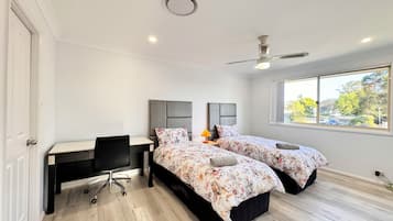 5 soveværelser, skrivebord, strygejern/strygebræt, gratis Wi-Fi