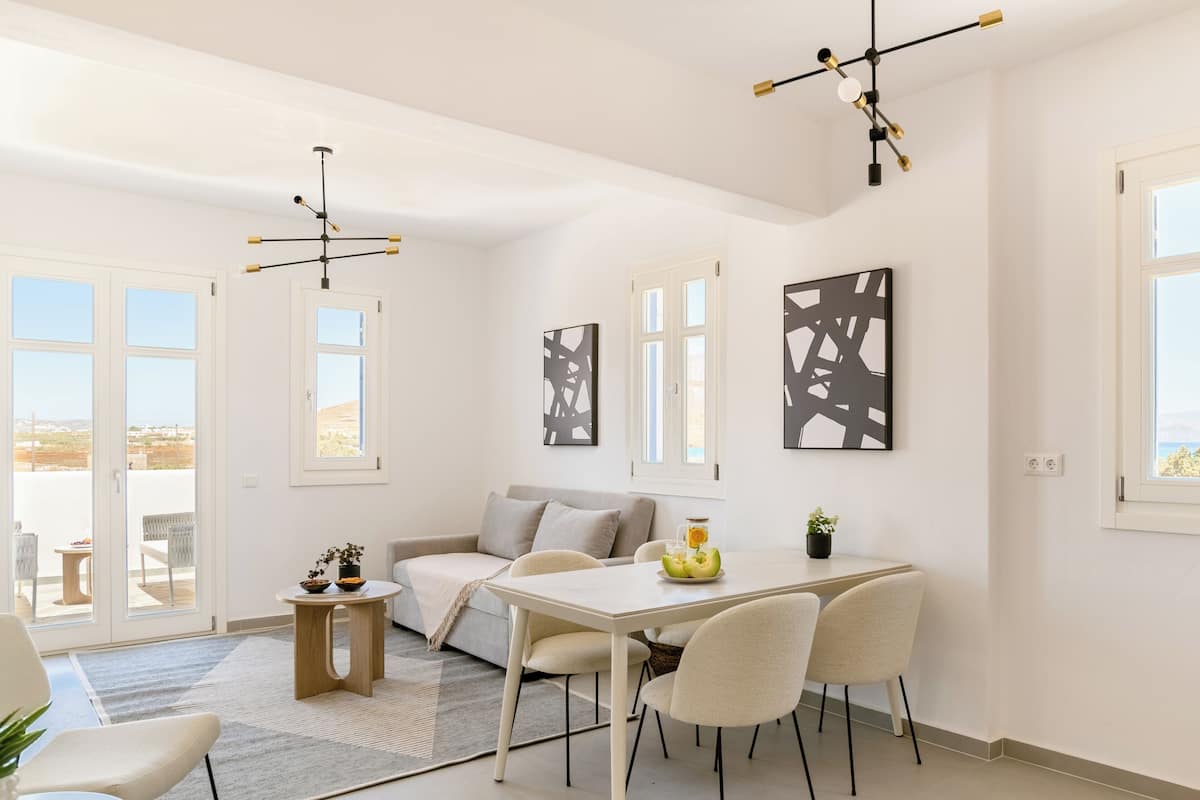Appartement, 1 chambre, balcon, vue jardin | Salle Ă manger