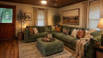 Télévision, cheminée