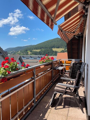 Ferienwohnung,55qm mit 8qm Balkon,2-4Personen in Baiersbronn Zentrum