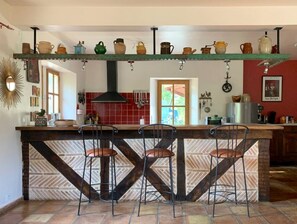 Dining - MAISON DES SOURCES JAUJAC 4**** 7CH SWIMMING POOL PARC ARBORE (Jaujac)