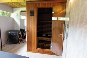 Interior - Bed 'n Blues: Sfeervolle Vakantiewoning in Halen, met Terras, Tuin en Sauna (Halen)