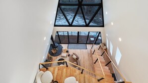 Unclassified image, 2 of 43, button - Ava A-Frame•Hot Tub•Theater•Hidden Stair•EV Charge (Stanley)
