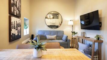 55-inch Smart TV with digital channels, Hulu, streaming services