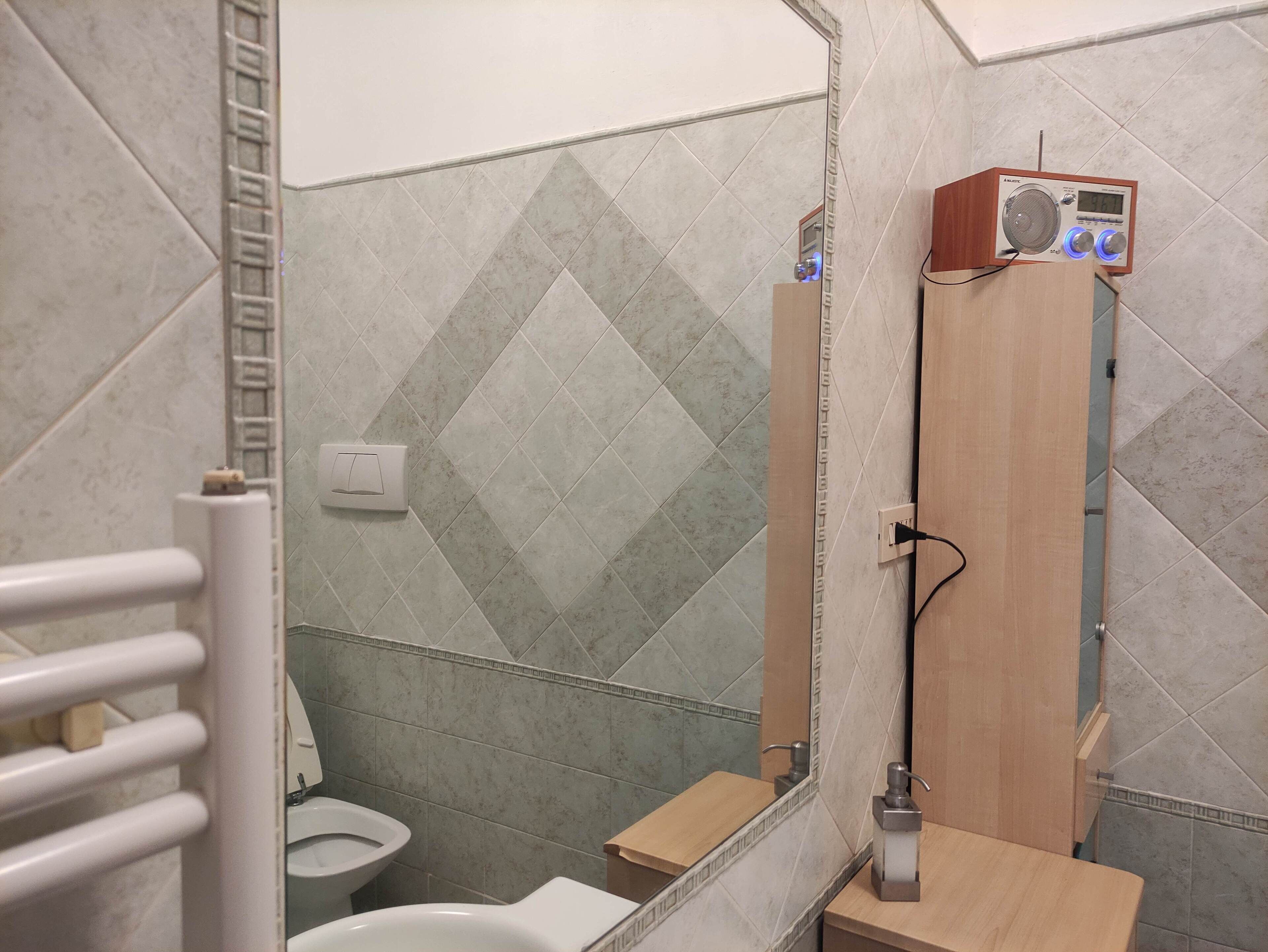 Asciugacapelli, asciugamani, sapone, shampoo