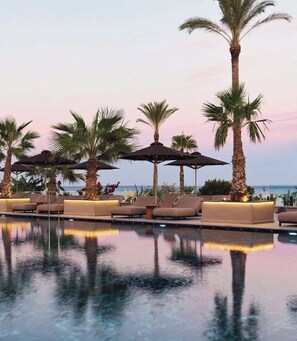 Luxury Suite, Ocean View | 1 bedroom, Frette Italian sheets, premium bedding, Select Comfort beds